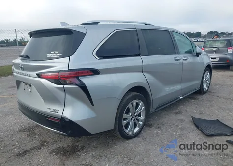 2022 Toyota Sienna Platinum из США, поврежденный, VIN 5TDERKEC8NS089685